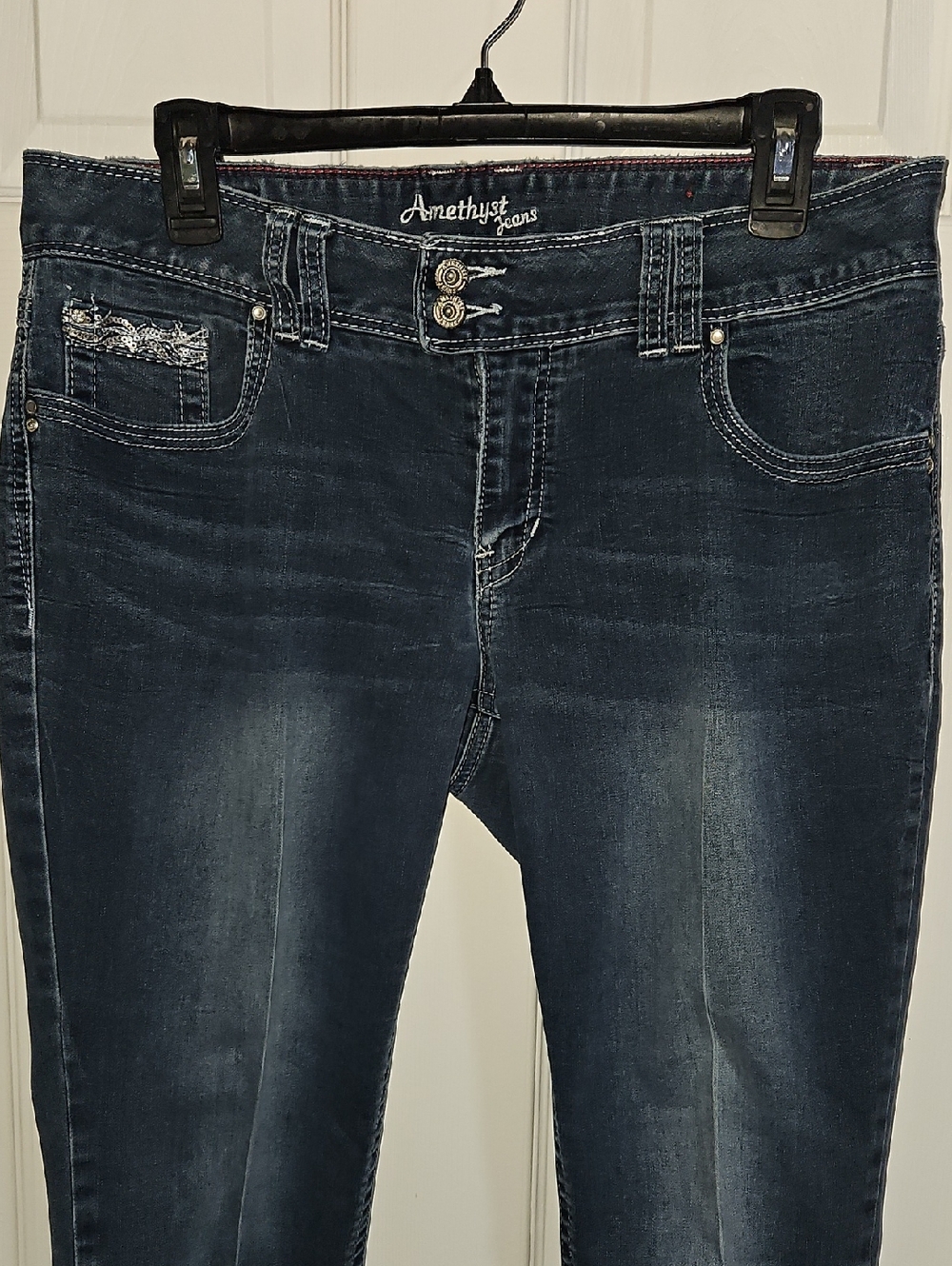 Amethyst Jeans Women's Indigo Skinny Stretch Jeans